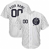 Yankees White Customized Cool Base New Design Jersey,baseball caps,new era cap wholesale,wholesale hats